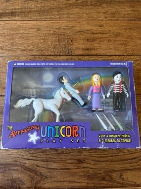 Accoutrements The Avenging Unicorn Play Set Vintage 2005 Collectible New NIB